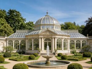 Black Victorian Style Glass Conservatory Greenhouse Ysgh 071